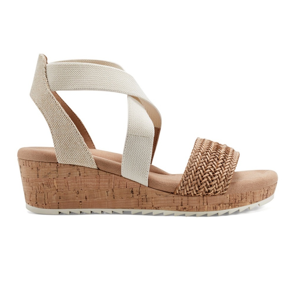 Easy Spirit Women’s Lorena Woven Strappy Wedge Sandals- Size 9.5M- New in Box - Picture 2 of 10